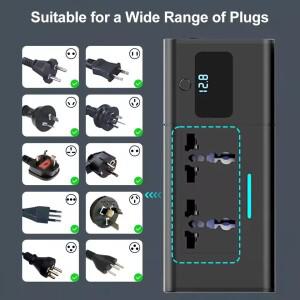 호환 12V 차량용 자동차 220v 인버터  전압 전력 변환기 200W