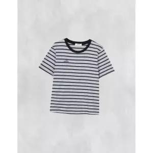 폴햄 여성 20수 코튼 멀티 스트라이프 기본핏 반팔티_PHG2T30 423291