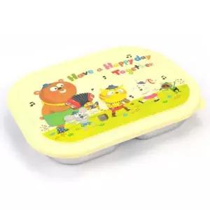 [하프클럽/브이와이]식판 도시락 급식판 뚜껑 파우치 세트