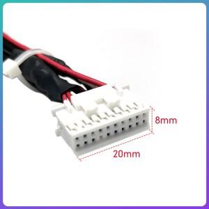 호환 안드로이드 라디오 자동차 액세서리 RCA 출력 와이어 20 핀 Aux-in 서브우퍼 마이크 팬 어댑터 케이블