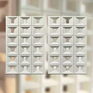 칸막이 블럭 셀프시공 자재 투명 큐브블럭 사무실 배경