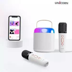 강의용 블루투스듀얼 마이크 가정용 노래방 음성변조