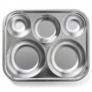 [하프클럽/브이와이]배식판 성인식판 원형 집식판도시락 소 3찬