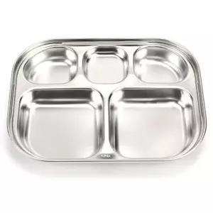 [하프클럽/브이와이]식판 간식접시 배식판 급식판 뚜껑식판