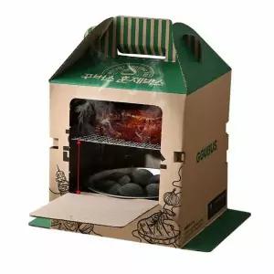 꾸버스 올인원 훈제박스 훈제바베큐 만들기 그릴