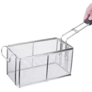 튀김 바스켓 초미세 스테인레스 감자튀김 사각 전기기