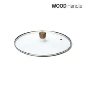 [하프클럽/브이와이]+ 우드 손잡이 후라이팬 프라이팬 OPP 28cm