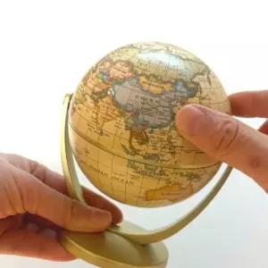 교육용 미니 지구본 10cm 아기 자녀 장식용 세계지도