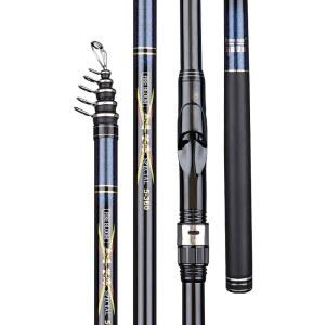쇼어 낚시 탄소 바위 2M 낚시대 잉어 4M5M 텔레스코픽 회전 막대 RURFING 피더