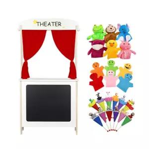 감정표현 언어발달 인형극 연극놀이 세트 성취감 유아 배우기 학습완구 엄마랑 4세