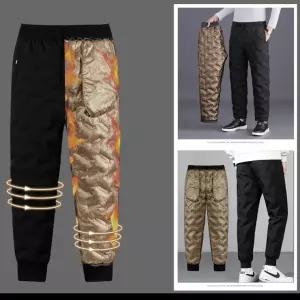 그래핀 반사발열 패딩팬츠 남자형 여자형 패딩슬랙스 조거방풍바지 패딩팬츠 밑단스판밴딩형