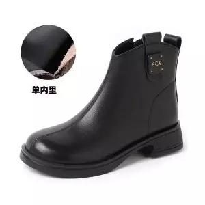 빈티지 여사친 러블리 신발 플랫워커 추동 워커 리얼 가죽 키높이 지퍼부츠 소 부츠 다올4