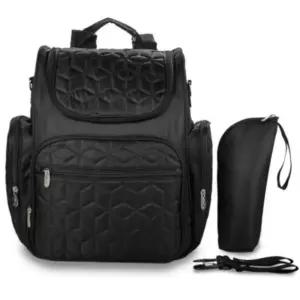 백팩 아빠 엄마 기저귀 가방 아기옷 수납 이너백 검정