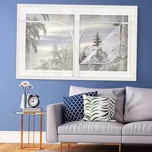 창문용일반형(200x120cm) 방풍비닐 창문바람막이 방한