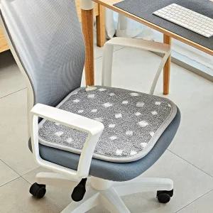 1인용 온열매트 매트 44X44cm 온열 난방 모던그레이 전기방석