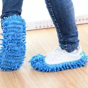 [더망고플래닛][더망고플래닛] 극세사 청소걸레 발로쓱 교체형 덧신형 슬리퍼걸레 (12553143)