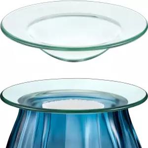 파텔라이 교체 오일 워머 접시 원형 유리 왁스 용융 캔들 그릇 뚜껑 트레이 아로마 테라피 램프 전기 및