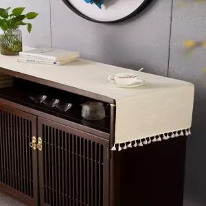 거실장 덮개 린넨 장식장 캐비닛 가리개 먼지방지 협탁보