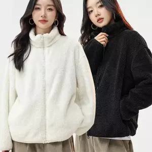 뽀글이 융기모 후리스 하이넥 집업자켓 2컬러 2026