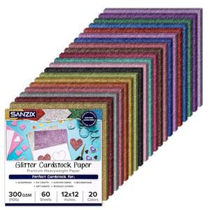 산직스 글리터 카드스탁 12x12