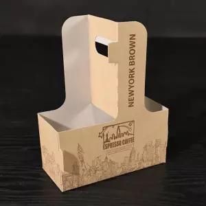 커피캐리어 뉴욕 200개 음료 컵 2구 종이 캐리어