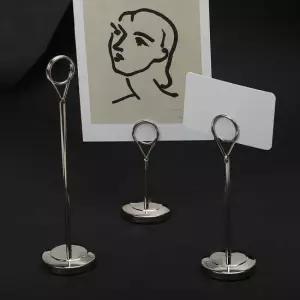 메모 명함 홀더 쇼클립 50x155mm 가격표꽂이