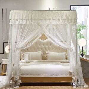 침대 캐노피 모기장 가림막 침실 레이스 커튼 연핑크 텐트 레이스모기장