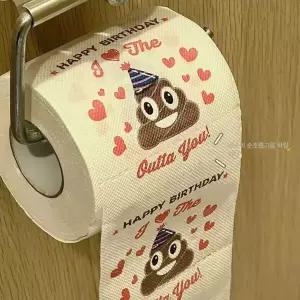 똥 그림 휴지 일러스터 티슈 화장실 생일선물 화장지 냅킨 집들이