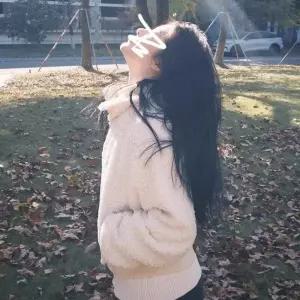 긴팔 램스울 모피 여성패션 코트 DL4