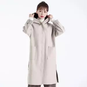 블레오 여자 오버핏 후드 롱코트 DM2601081224