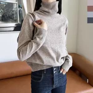 블레오 여자 캐시미어 데일리 목폴라 니트 DM260108110