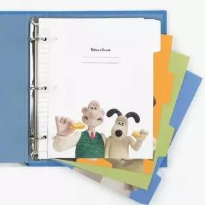 핑크풋 바인더 노트 학생 공부 메모 미니 인덱스 공책