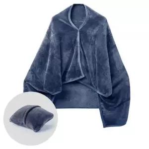 [무료배송] 쿠션 겸용 똑딱이 무릎담요 극세사담요 캠핑담요