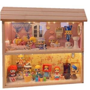 LED아크릴케이스 장식장 보관함 투명 조명 진열장 피규어 진열대