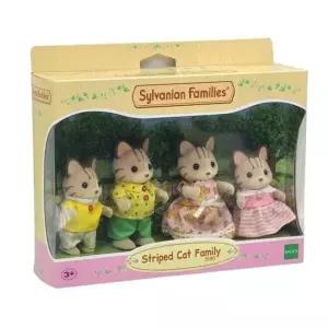 실바니안 고양이가족 인형세트 캐릭터 인형 장난감