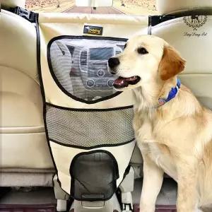 딩동펫 반려동물 자동차 안전망 뒷자석 안전 용품 수납메쉬 MNS