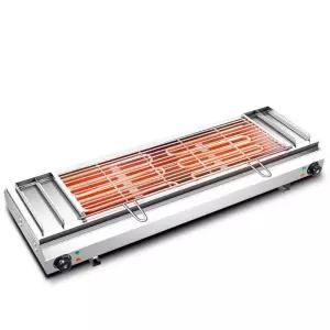 상업용 다기능 회전 스토브 전기 기계 닭 구이 자동 꼬치 포장마차 바베큐 숯불 그릴 캠핑