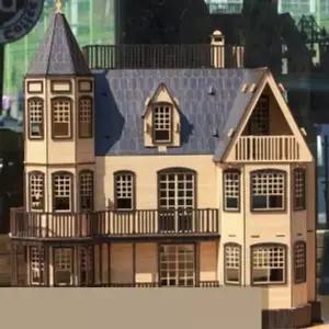 타운홈블랙 미니어처 하우스 조립건물 대