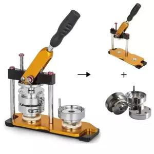 뱃지 프레스 브로치 판촉물 수동 와펜 diy 제작기