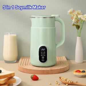 LED 디지털 디스플레이 다기능 벽 차단기, 착즙기 주방 전기 주전자, 두유 메이커, 800ml, 5 in 1, 2025