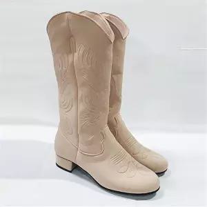 탑드림 라인댄스부츠 575 (230mm) 베이지색 스판