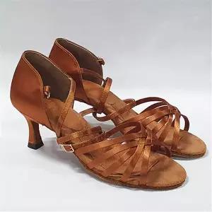 탑드림 여성 라틴댄스화 1031 (230mm) 진한살색원단