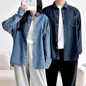 [리빌모아]남녀공용 오버핏 셔츠 데님 청남방 DMS SH SSD251026_P419983944