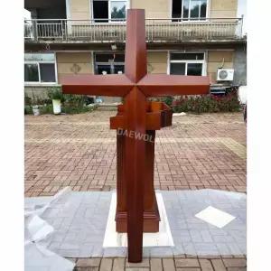 예배당 대형 십자가 벽걸이 연단 장식 교회용 종교