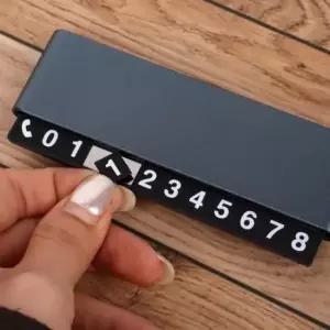 [CAR] 프라이버시 듀얼 주차번호판 실버