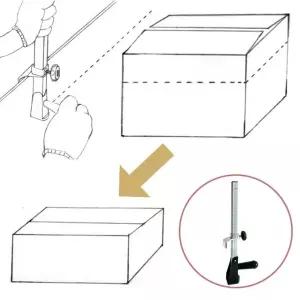박스 테이프 커터기 포장 리사이저