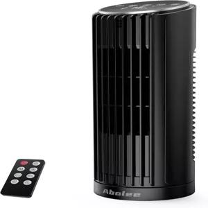 침실용 Abolee 타워 선풍기 리모컨이 있는 23피트/s 책상 70° 진동 4단 속도 4모드 12타이머 13인치