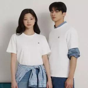 [백화점 정품] 25FW 빈폴 멘 [Essential] 라운드 반소매 티셔츠 - 화이트 (BC6242E721)