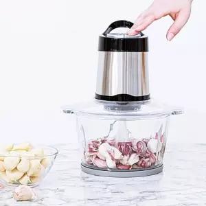 (2L) 키친로즈 멀티 다지기/가정용/분쇄기/고추/다짐기/채소/만능/야채/자동/마늘/이유식/양념/당근/기계