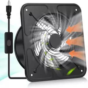 스위치가 있는 YOZON 8인치 주방 배기 팬 700CFM 차고 다락방용 백드래프트 댐퍼가 환기 작업장 창문